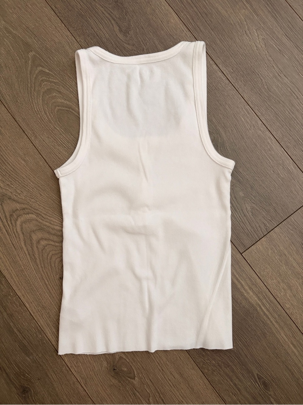 Aerie Women’s White Ribbed Henley Tank Top Size M - Picture 5 of 11